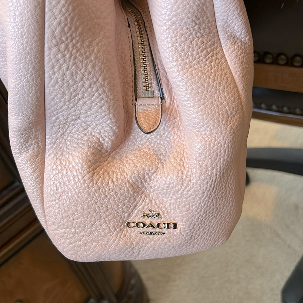 Coach Edie Leather Handbag Blush Pink - Picture 4 of 12